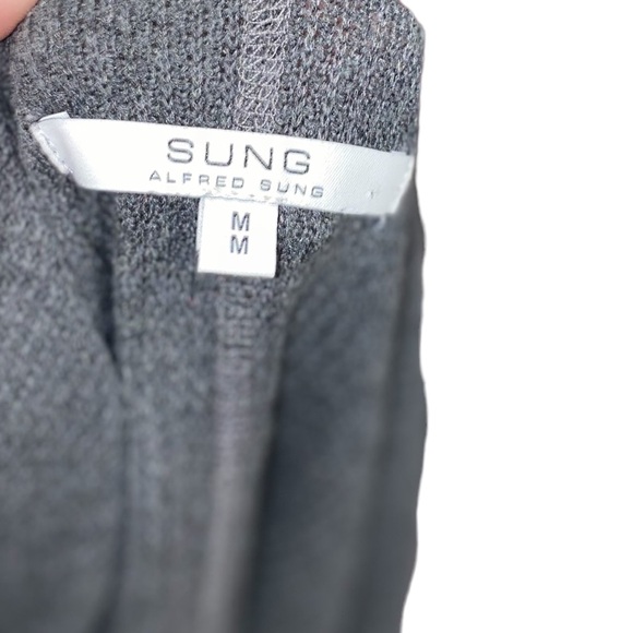 Alfred Sung Versatile Cardigan Grey Knit - Picture 2 of 5